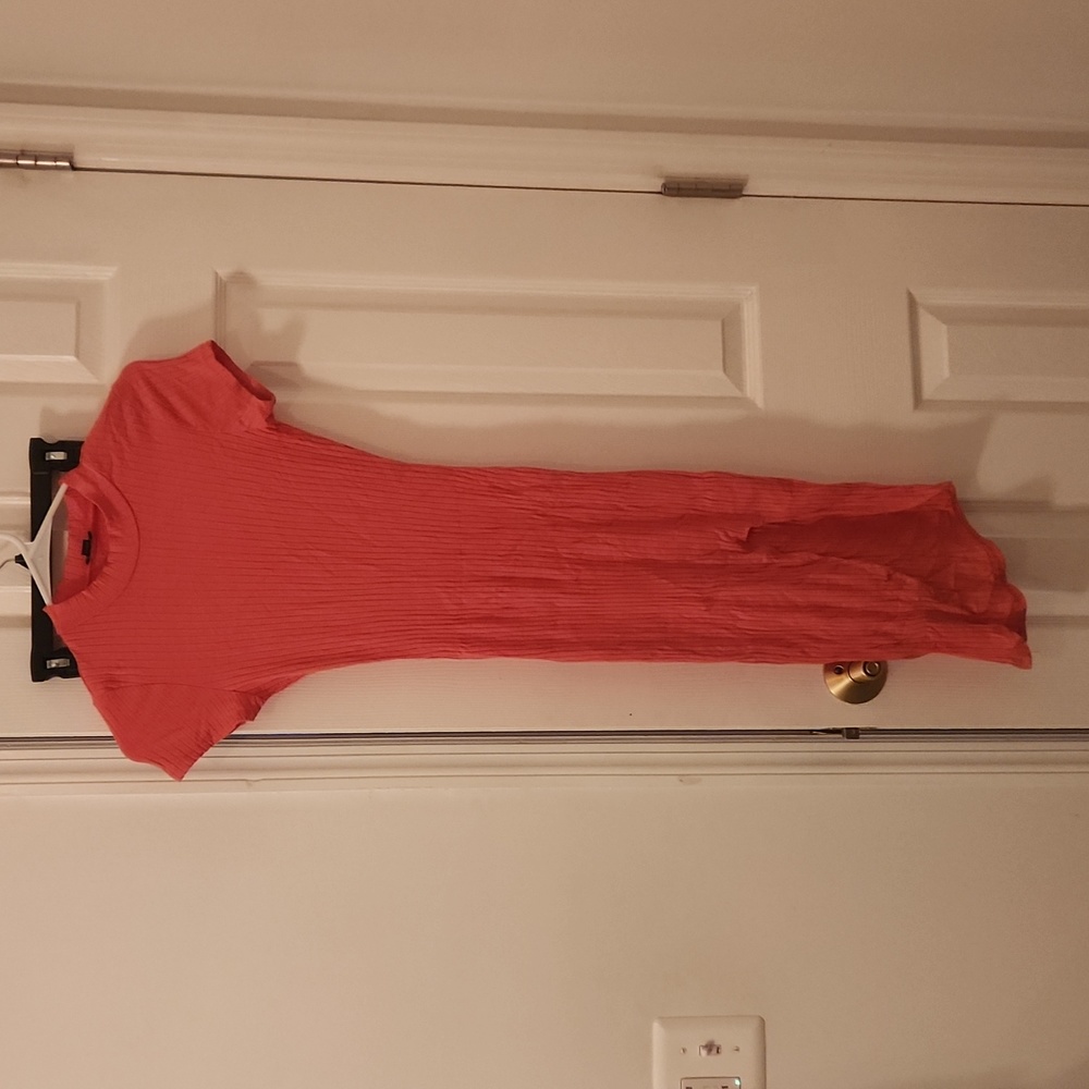 Mid length form fitting dress